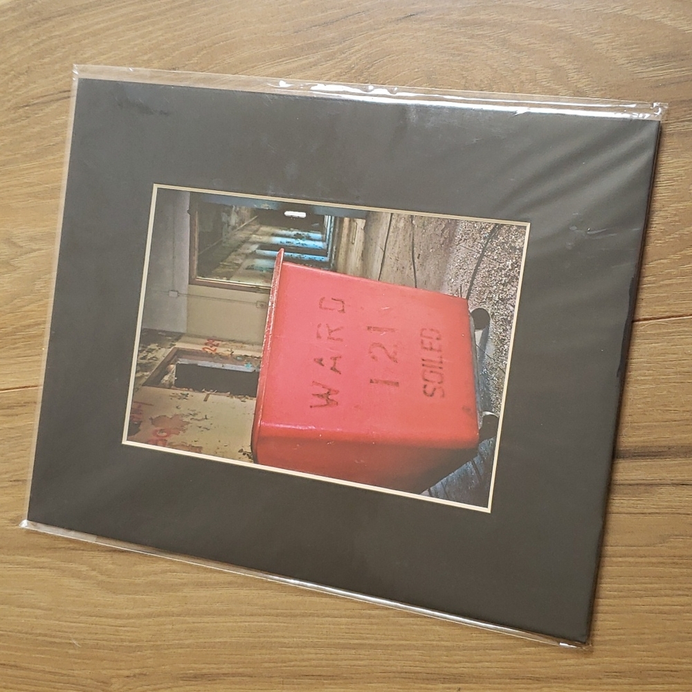 Abandoned original mounted print